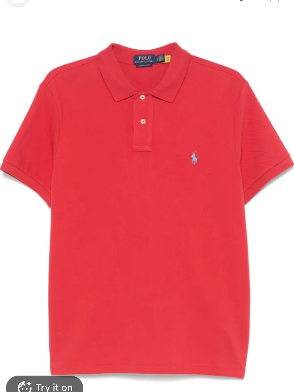 Polo by Ralph Lauren Boys' Bright Red Short-Sleeve Polo with Contrast Pony
